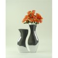 Modern Day Accents Modern Day Accents 3430 Alum Adjoining Vases - Set of 2 3430